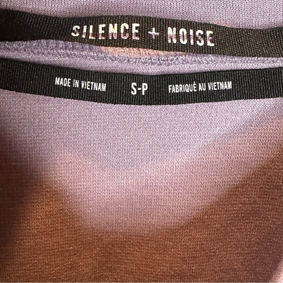 Urban Outfitters Silence and Noise Sadie Cutout Mini Dress Purple Size Small - Picture 7 of 9